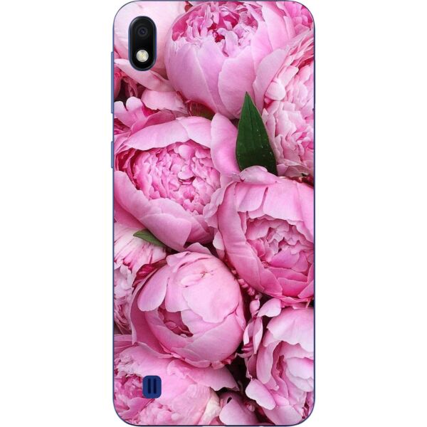 

Чехол с картинкой силиконовый Casemarket для Samsung A10 2019 Galaxy A105F Розовые пионы