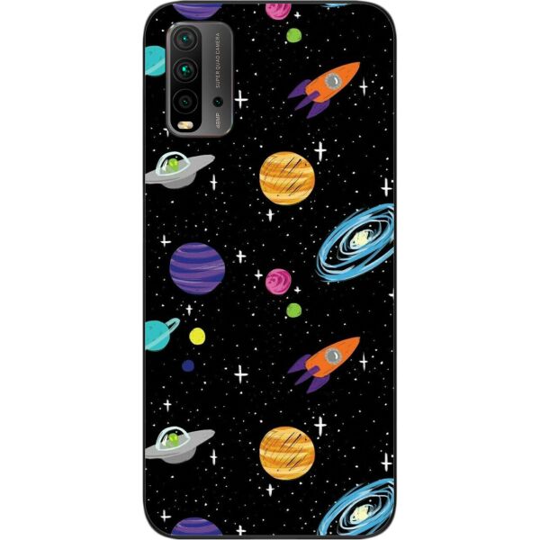 

Оригинальный чехол SMTT для Xiaomi Redmi 9T с картинкой Яркие планеты