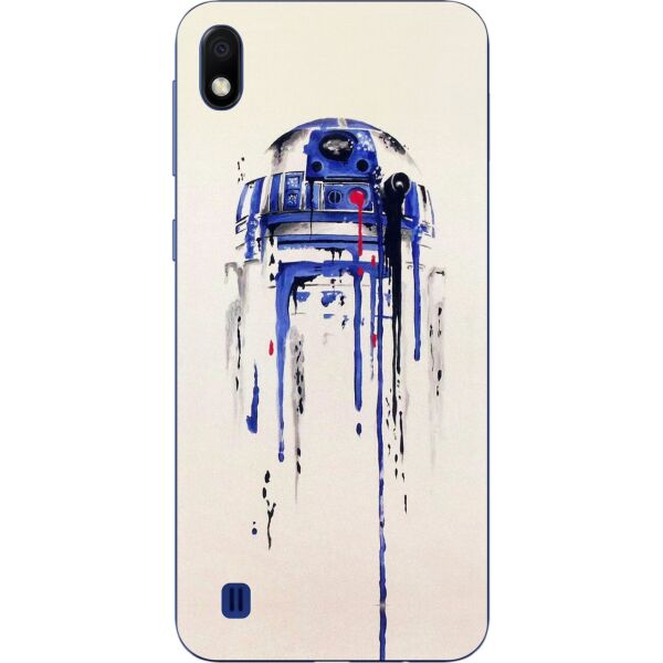 

Бампер силиконовый чехол Casemarket с картинкой для Samsung A10 2019 Galaxy A105F Робот