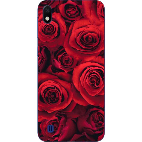 

Бампер силиконовый чехол Casemarket с картинкой для Samsung A10 2019 Galaxy A105F Красные розы