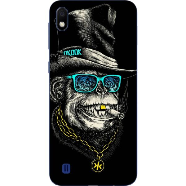 

Силиконовый бампер Casemarket с изображением для Samsung A10 2019 Galaxy A105F Горилла в шляпе