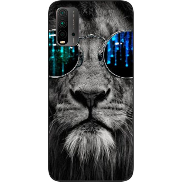 

Чехол силиконовый SMTT для Xiaomi Redmi 9T с картинкой Лев