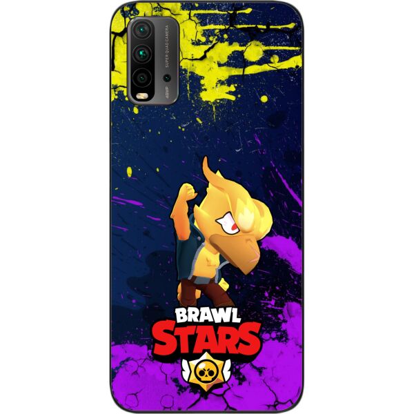 

Силиконовый чехол SMTT для Xiaomi Redmi 9T с картинкой Бравл Старс герой Ворон феникс