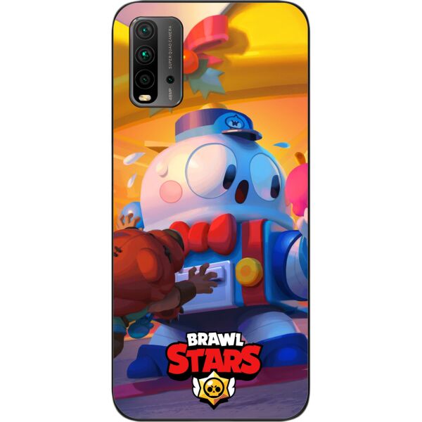 

Силиконовый чехол SMTT для Xiaomi Redmi 9T с картинкой Бравл Старс герой Веселые каникулы Лу