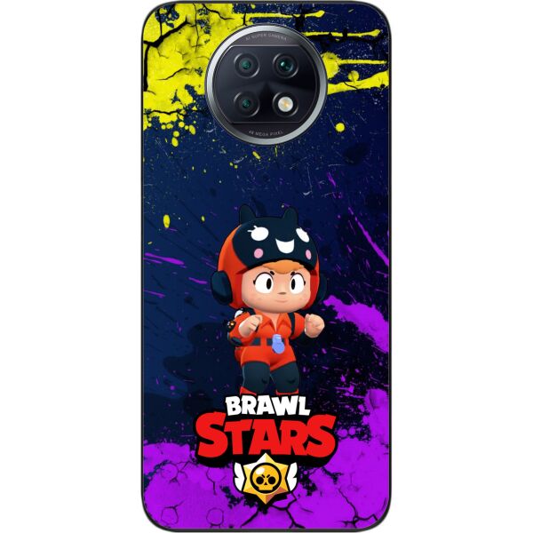 

Силиконовый чехол SMTT для Xiaomi Redmi Note 9T с картинкой Бравл Старс герой Беа