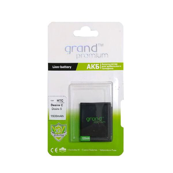 

Акумулятор Grand Premium для HTC Desire C