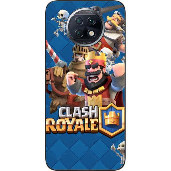 

Силиконовый чехол SMTT для Xiaomi Redmi Note 9T с картинкой Игры Clash Royale герои