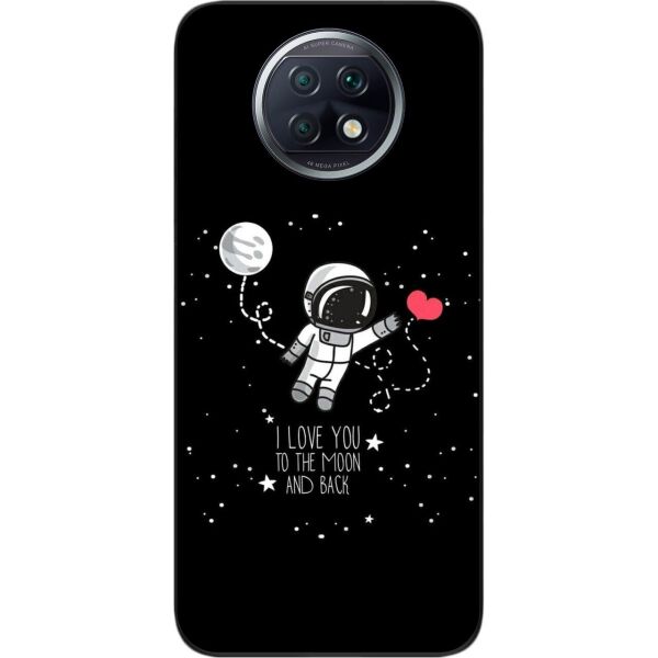 

Чехол силиконовый SMTT для Xiaomi Redmi Note 9T с картинкой Любовь до луны