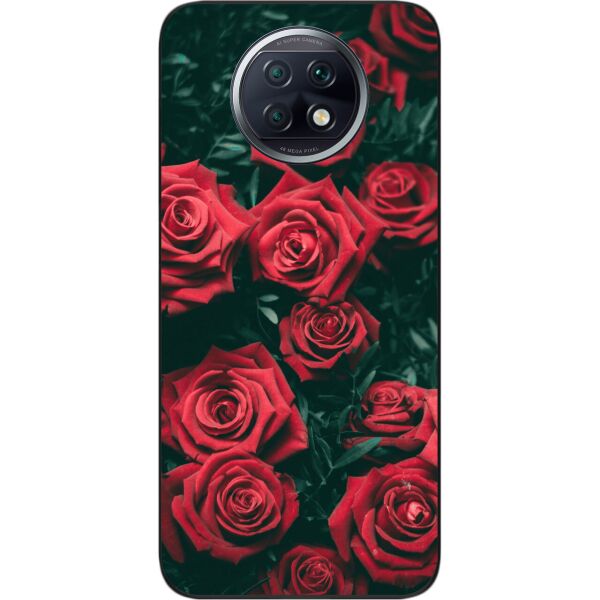 

Силиконовый бампер SMTT для Xiaomi Redmi Note 9T с изображением Розы