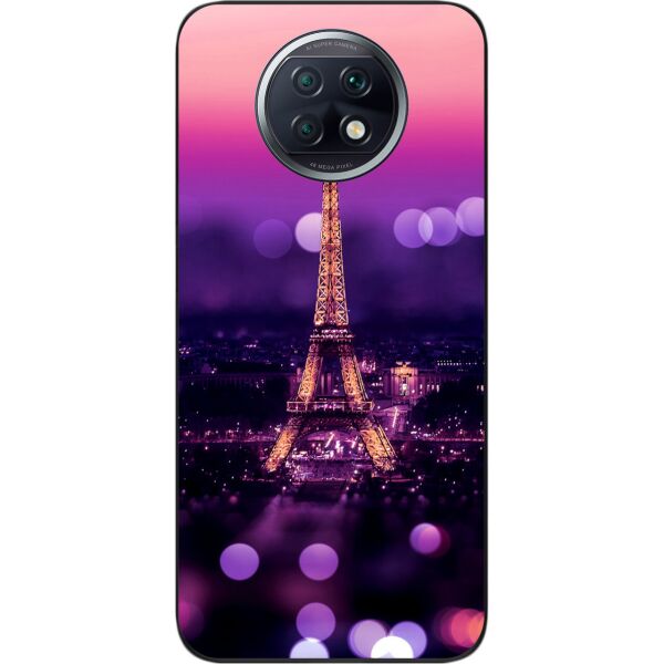 

Оригинальный силиконовый чехол SMTT для Xiaomi Redmi Note 9T с картинкой Париж ночью