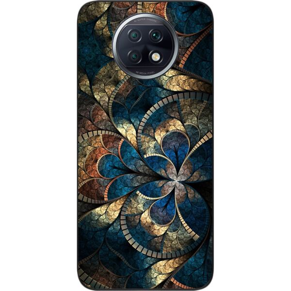 

Оригинальный силиконовый чехол SMTT для Xiaomi Redmi Note 9T с картинкой Узор