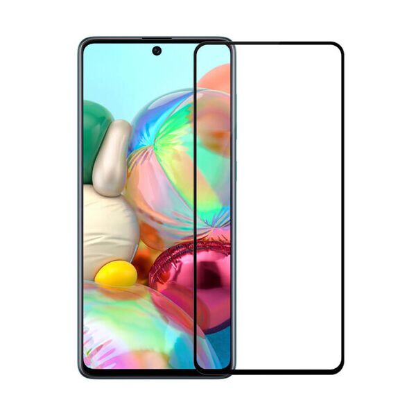 

Захисне скло Glass 6D Full Glue для Samsung A715 Galaxy A71 (Чорний)