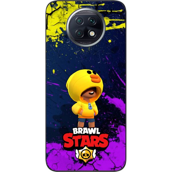 

Силиконовый чехол SMTT для Xiaomi Redmi Note 9T с картинкой Бравл Старс герой Леон утка