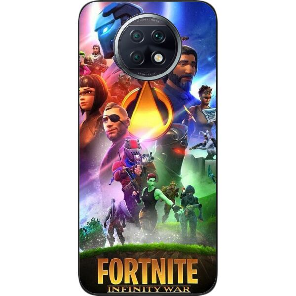 

Силиконовый чехол SMTT для Xiaomi Redmi Note 9T с картинкой Фортнайт