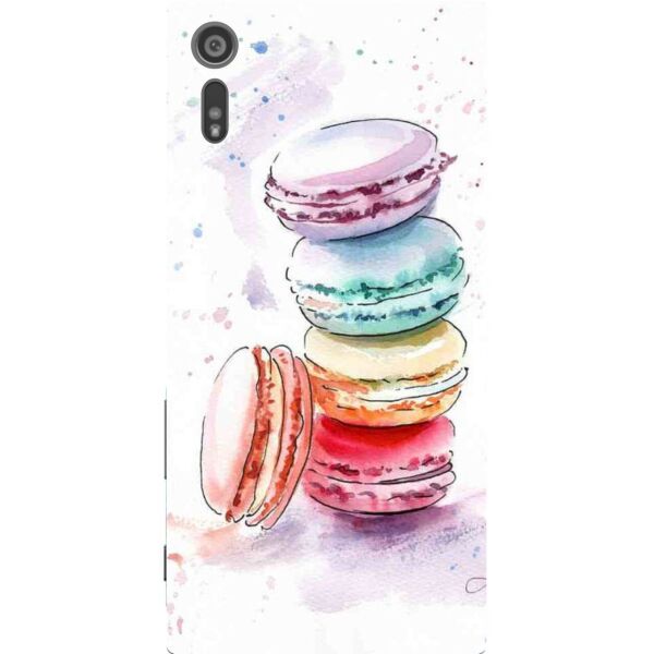 

Бампер силиконовый чехол Casemarket с картинкой для Sony Xperia XZ f8332 Ассорти макаруны