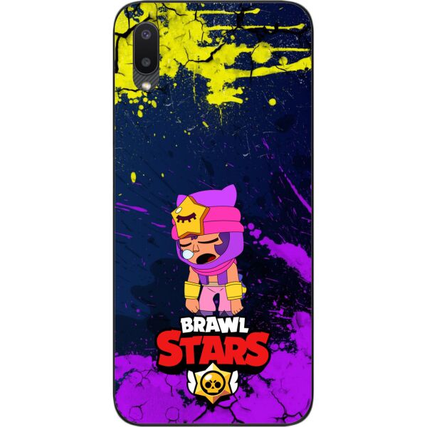 

Силиконовый чехол SMTT для Samsung A02 Galaxy A022 с картинкой Бравл Старс герой Сэнди