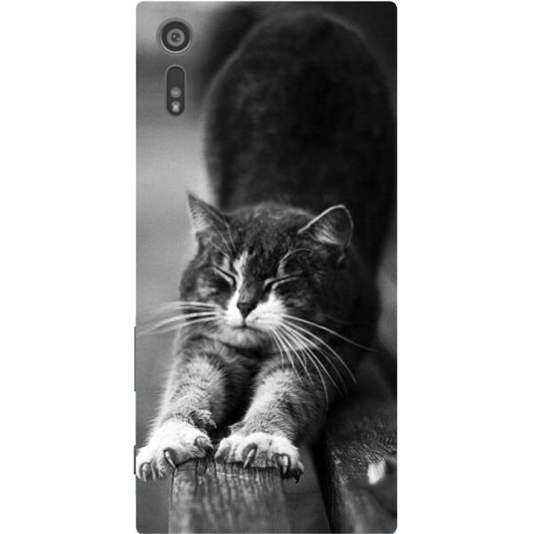 

Силиконовый бампер Casemarket с изображением для Sony Xperia XZ f8332 Котик