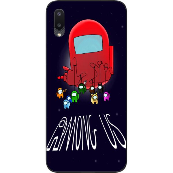

Силиконовый чехол SMTT для Samsung A02 Galaxy A022 с картинкой Among us Марионетки