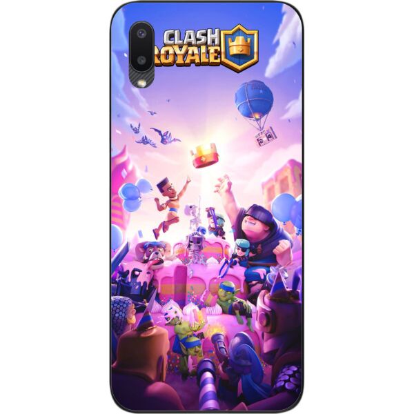 

Силиконовый чехол SMTT для Samsung A02 Galaxy A022 с картинкой Игры Клеш Рояль