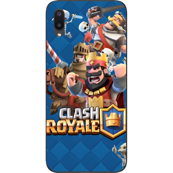 

Силиконовый чехол SMTT для Samsung A02 Galaxy A022 с картинкой Игры Clash Royale герои