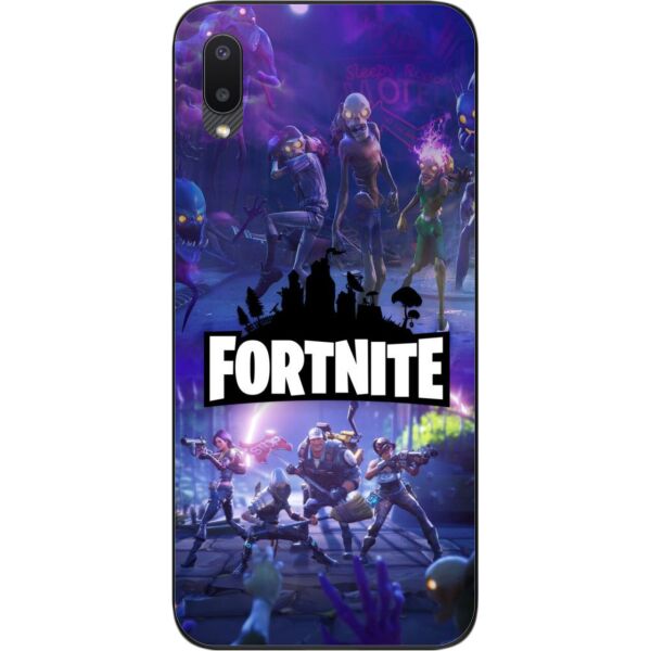 

Силиконовый чехол SMTT для Samsung A02 Galaxy A022 с картинкой Игры Фортнайт лого