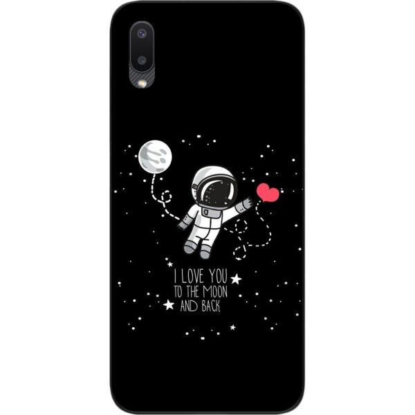 

Чехол силиконовый SMTT для Samsung A02 Galaxy A022 с картинкой Любовь до луны
