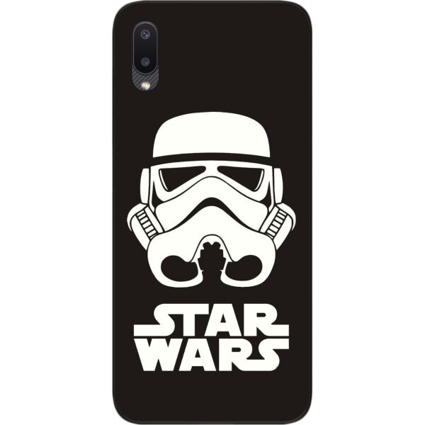 

Силиконовый чехол SMTT для Samsung A02 Galaxy A022 с картинкой Star Wars