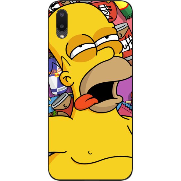 

Силиконовый бампер SMTT для Samsung A02 Galaxy A022 с изображением Гомер