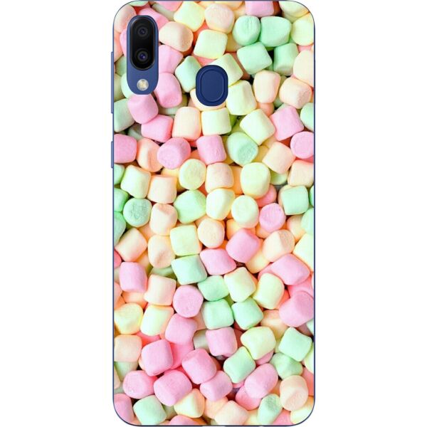 

Оригинальный силиконовый чехол бампер Casemarket для Samsung A40 2019 Galaxy A405F с картинкой Маршмэллоу