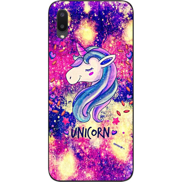 

Оригинальный силиконовый чехол SMTT для Samsung A02 Galaxy A022 с картинкой Красивый единорог