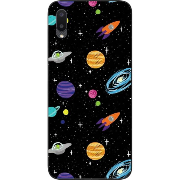 

Оригинальный чехол SMTT для Samsung A02 Galaxy A022 с картинкой Яркие планеты