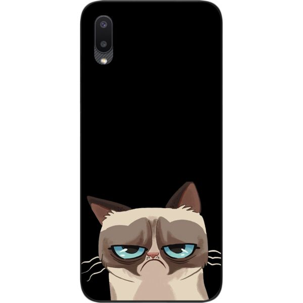 

Чехол силиконовый SMTT для Samsung A02 Galaxy A022 с картинкой Котяра