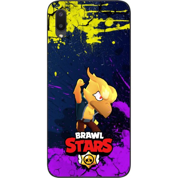 

Силиконовый чехол SMTT для Samsung A02 Galaxy A022 с картинкой Бравл Старс герой Ворон феникс