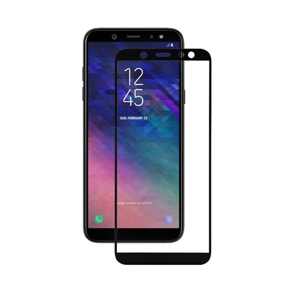 

Захисне скло Glass Full Glue для Samsung A600 Galaxy A6 2018 (Чорний)