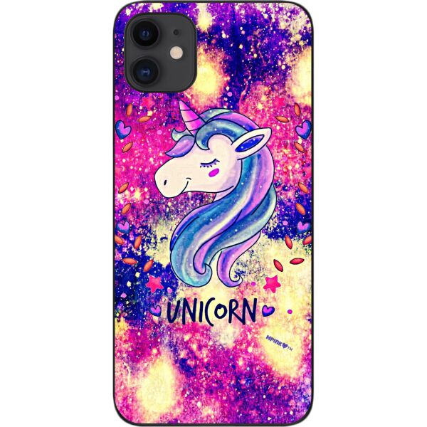 

Бампер силиконовый SMTT для iPhone 11 с рисунком Красивый единорог