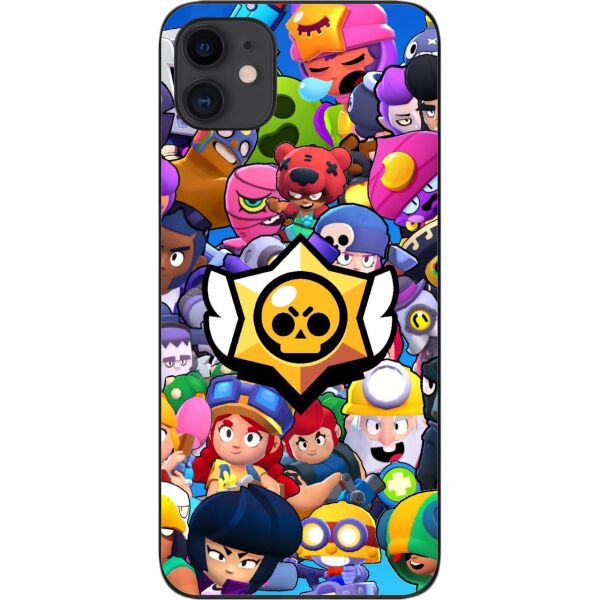 

Силиконовый бампер SMTT для iPhone 11 с изображением Бравл Старс герои