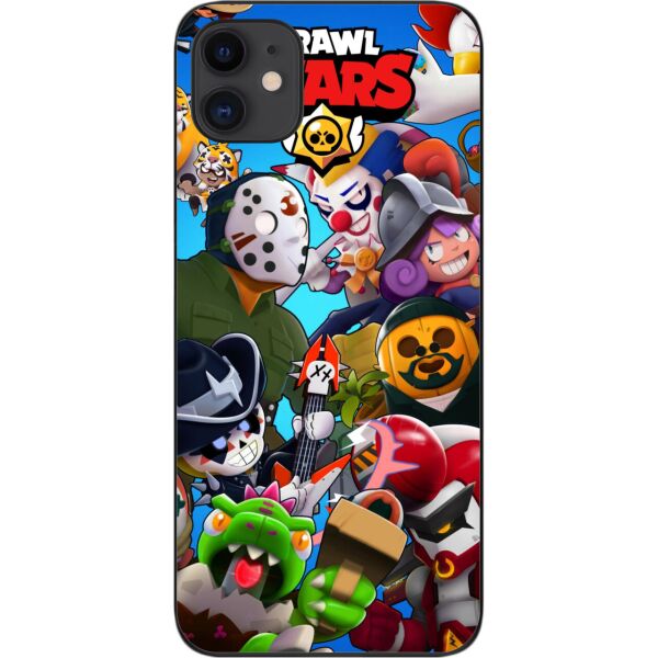 

Силиконовый бампер SMTT для iPhone 11 с изображением Бравл Старс