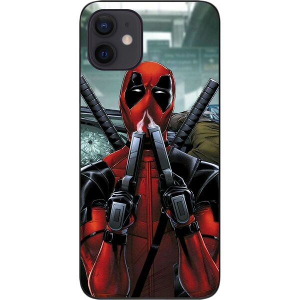 

Чехол силиконовый SMTT для iPhone 12 с картинкой Дэдпул