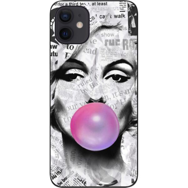 

Чехол силиконовый SMTT для iPhone 12 с картинкой Монро