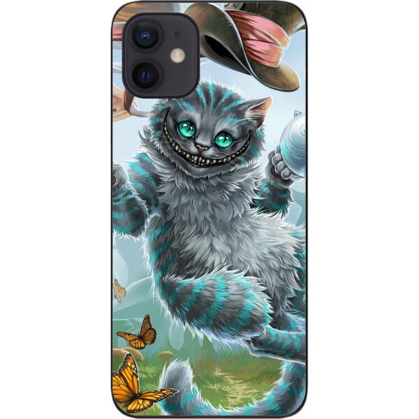 

Чехол силиконовый SMTT для iPhone 12 с картинкой Чеширский кот