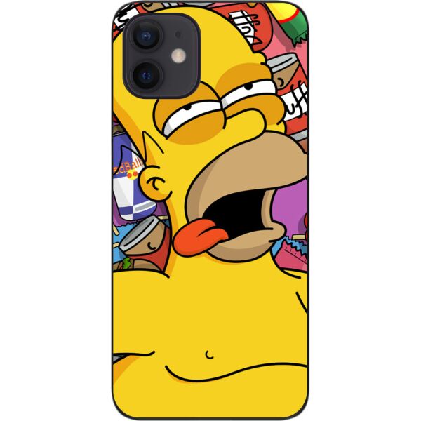 

Чехол силиконовый SMTT для iPhone 12 с картинкой Гомер