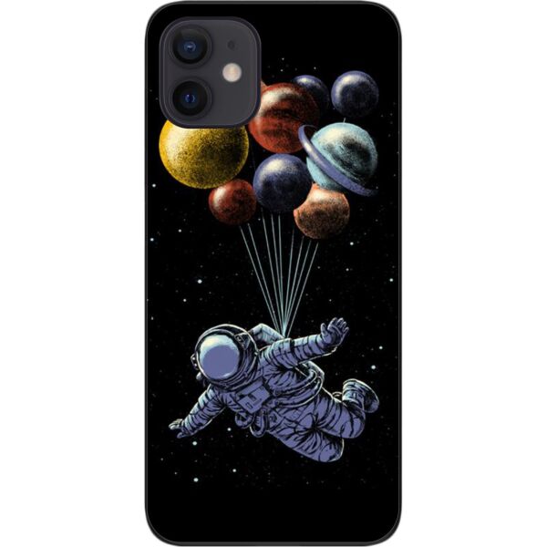 

Силиконовый чехол SMTT для iPhone 12 с картинкой Космонавт на шариках