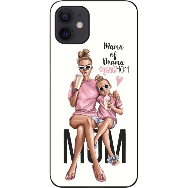 

Силиконовый бампер SMTT для iPhone 12 с изображением Мама