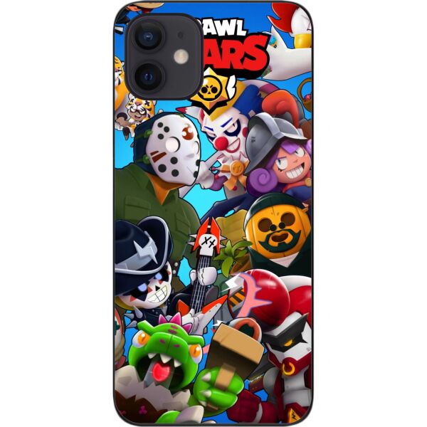 

Силиконовый бампер SMTT для iPhone 12 с изображением Бравл Старс