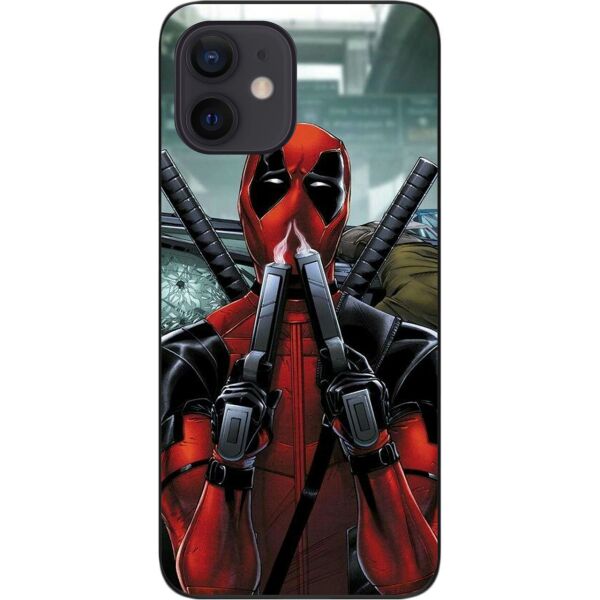 

Чехол силиконовый SMTT для iPhone 12 mini с картинкой Дэдпул