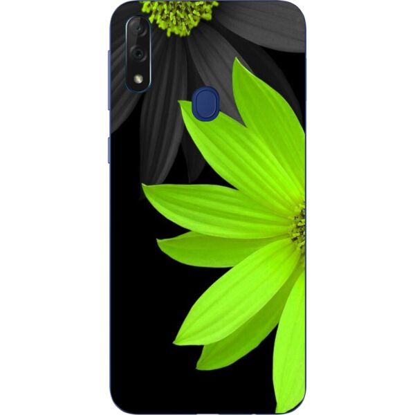 

Бампер силиконовый чехол Casemarket с картинкой для ZTE Blade V10 Vita Контрастные цветы