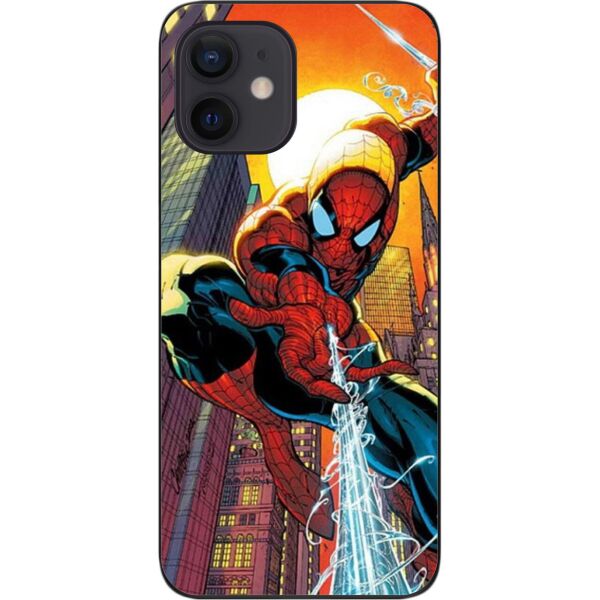 

Чехол силиконовый SMTT для iPhone 12 mini с картинкой Человек паук