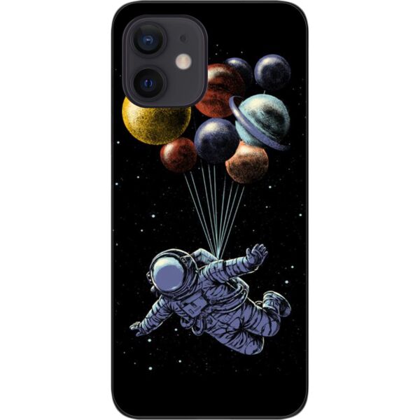 

Силиконовый чехол SMTT для iPhone 12 mini с картинкой Космонавт на шариках