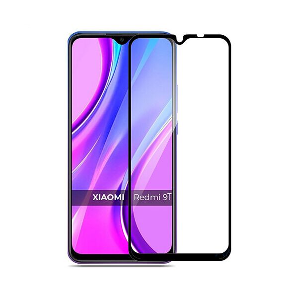 

Захисне скло Glass 6D Full Glue для Xiaomi Redmi 9T (Чорний)
