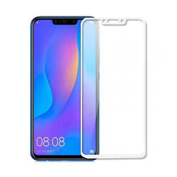 

Захисне скло Glass Full Glue для Huawei P Smart Plus (INE-LX1) (Білий)
